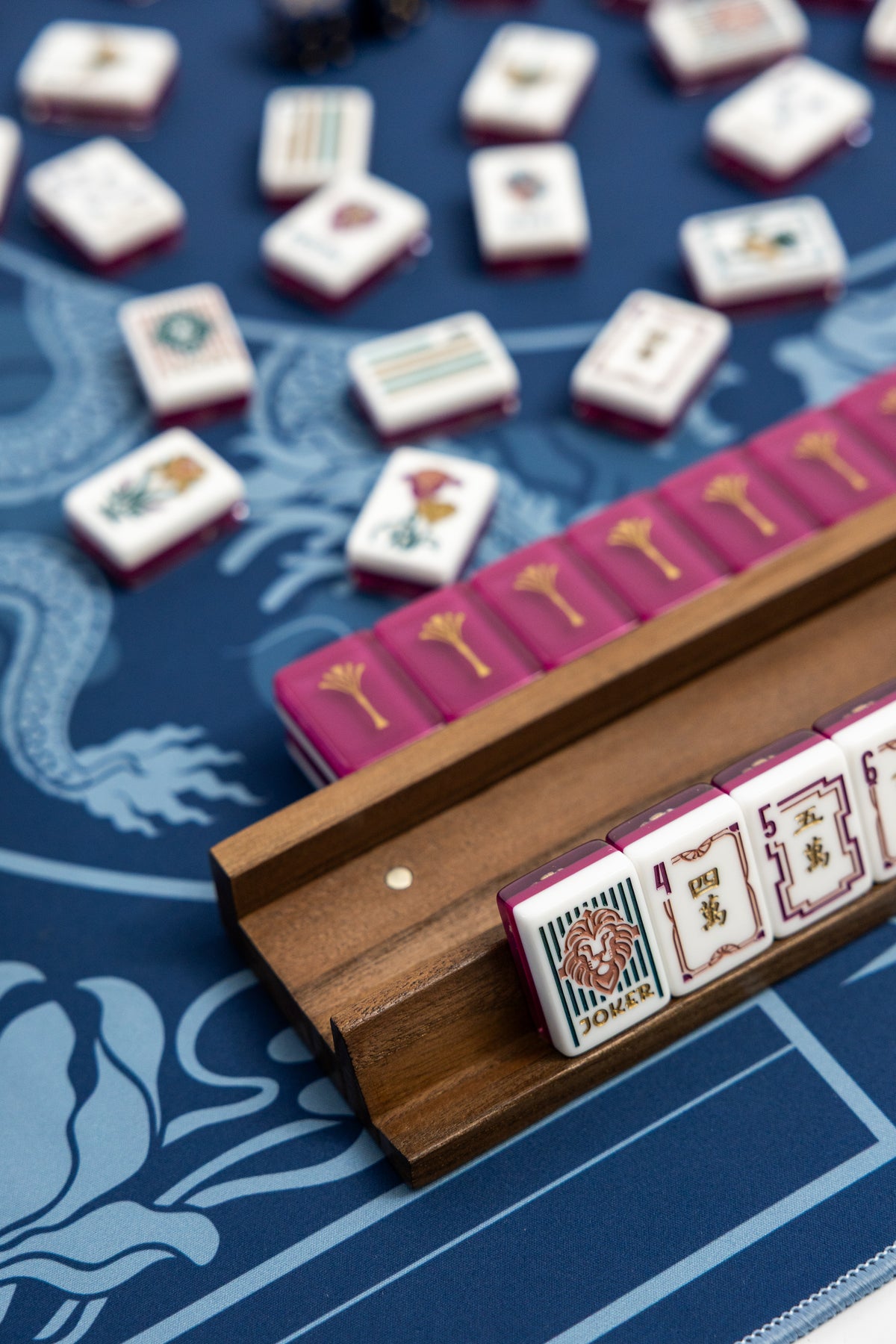 Deco Dragon Neoprene Mahjong Mat