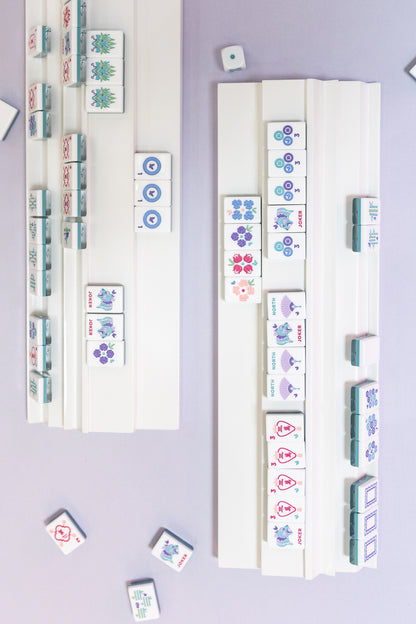 Two Player Wood Mahjong Racks