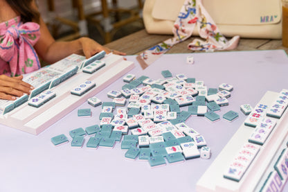 Two Player Wood Mahjong Racks