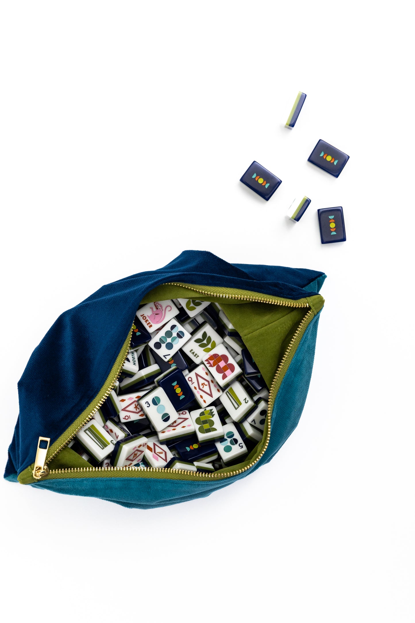 MCM Velvet Tile Bag