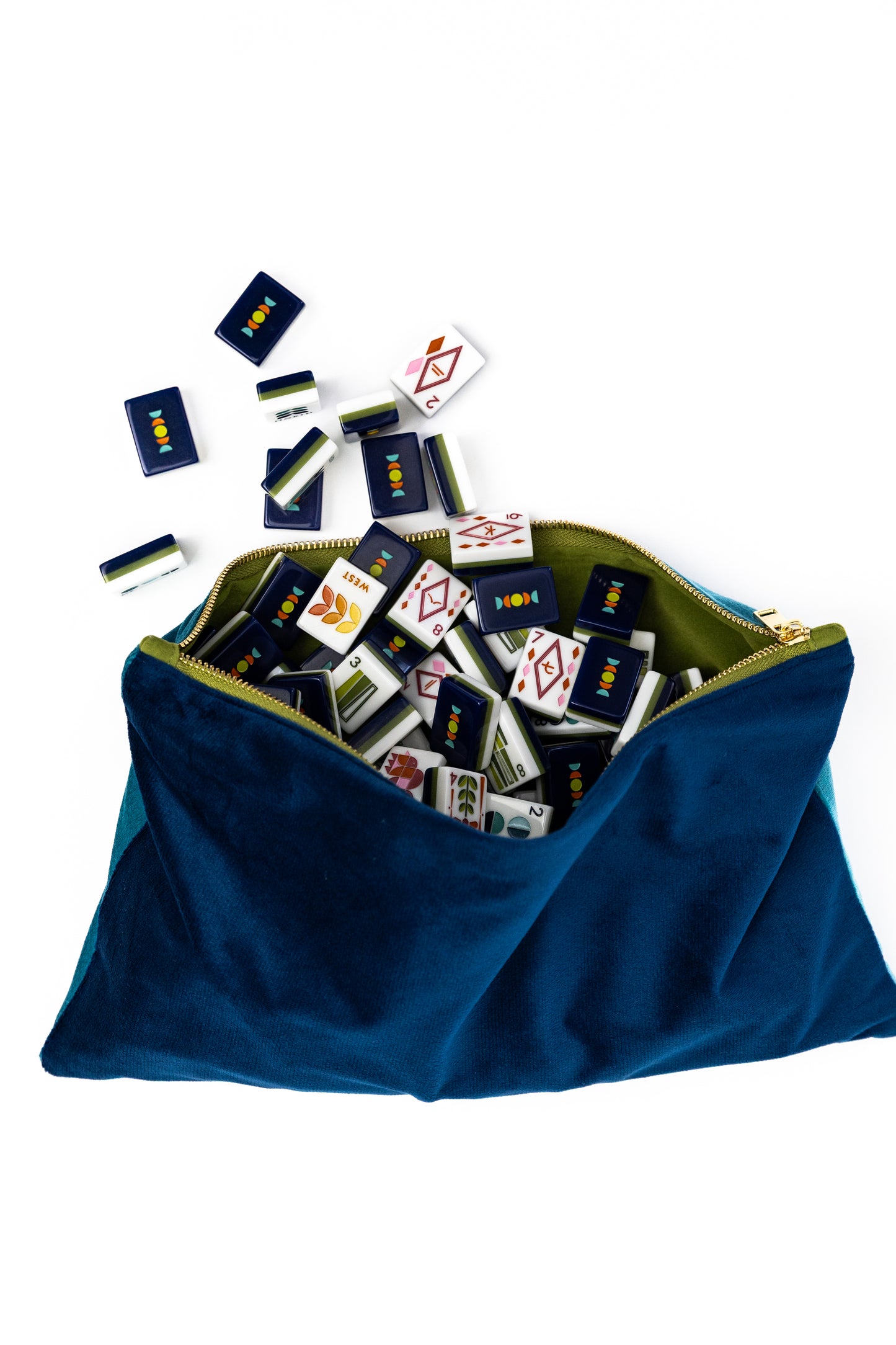 MCM Velvet Tile Bag