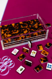 Tortoise Set Classic Tortoise Shell Tile Set – Bam Bird Boutique