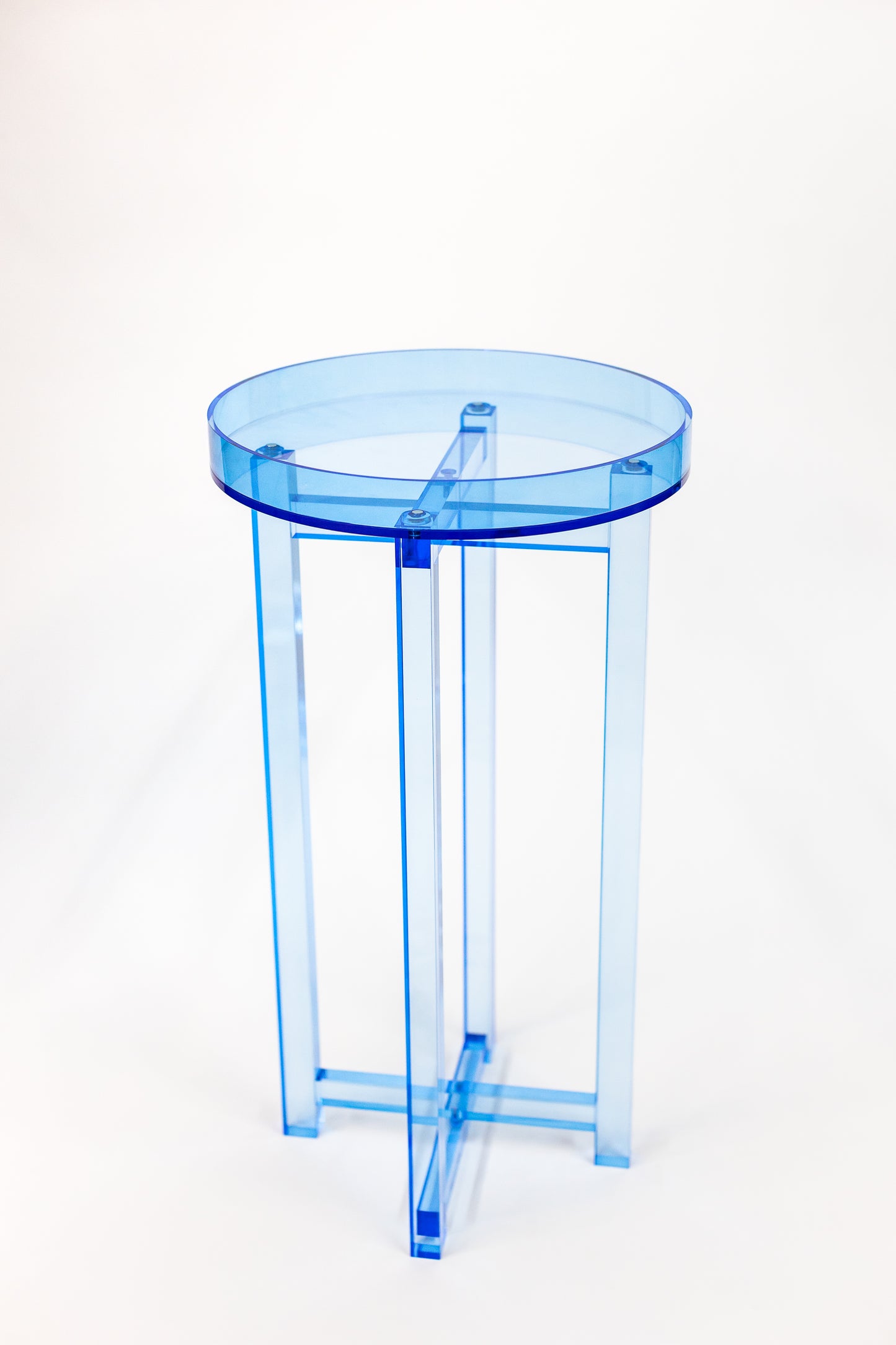 Lucite Side Table (with removable tray)
