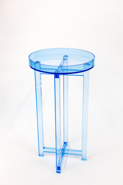 Lucite Side Table (with removable tray)