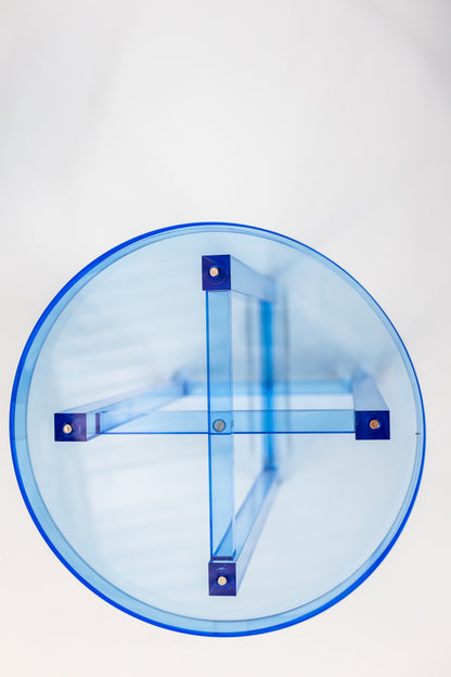 Lucite Side Table (with removable tray)