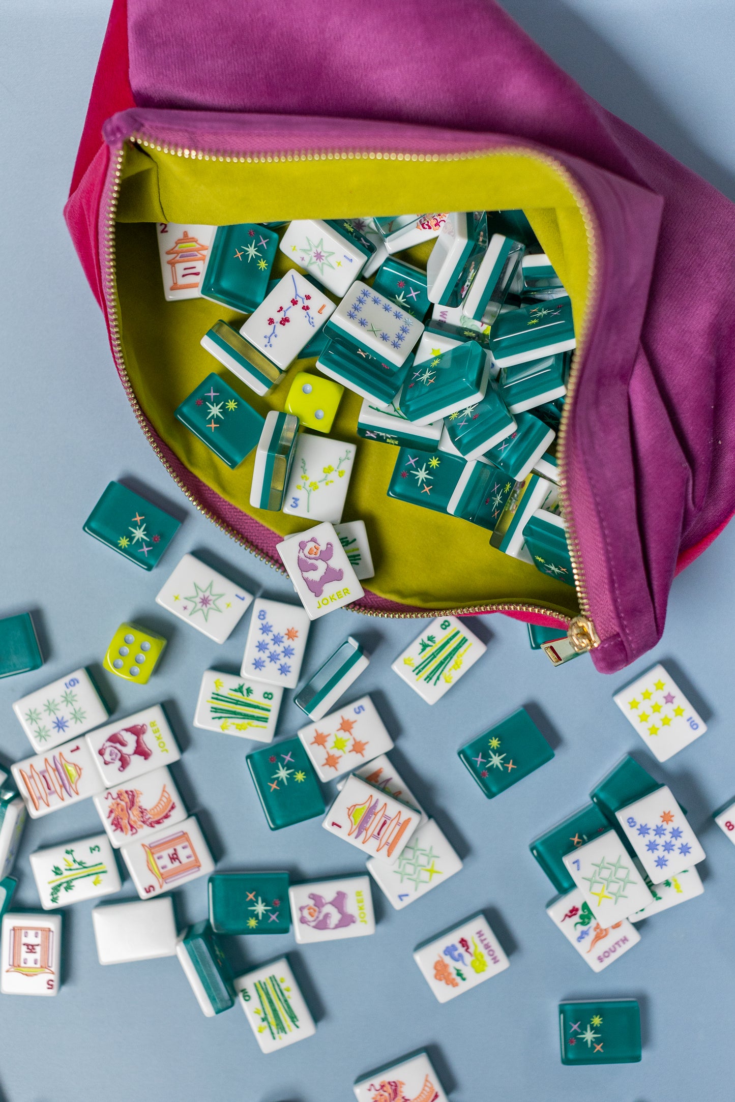 East Meets West Mahjong Tile Set