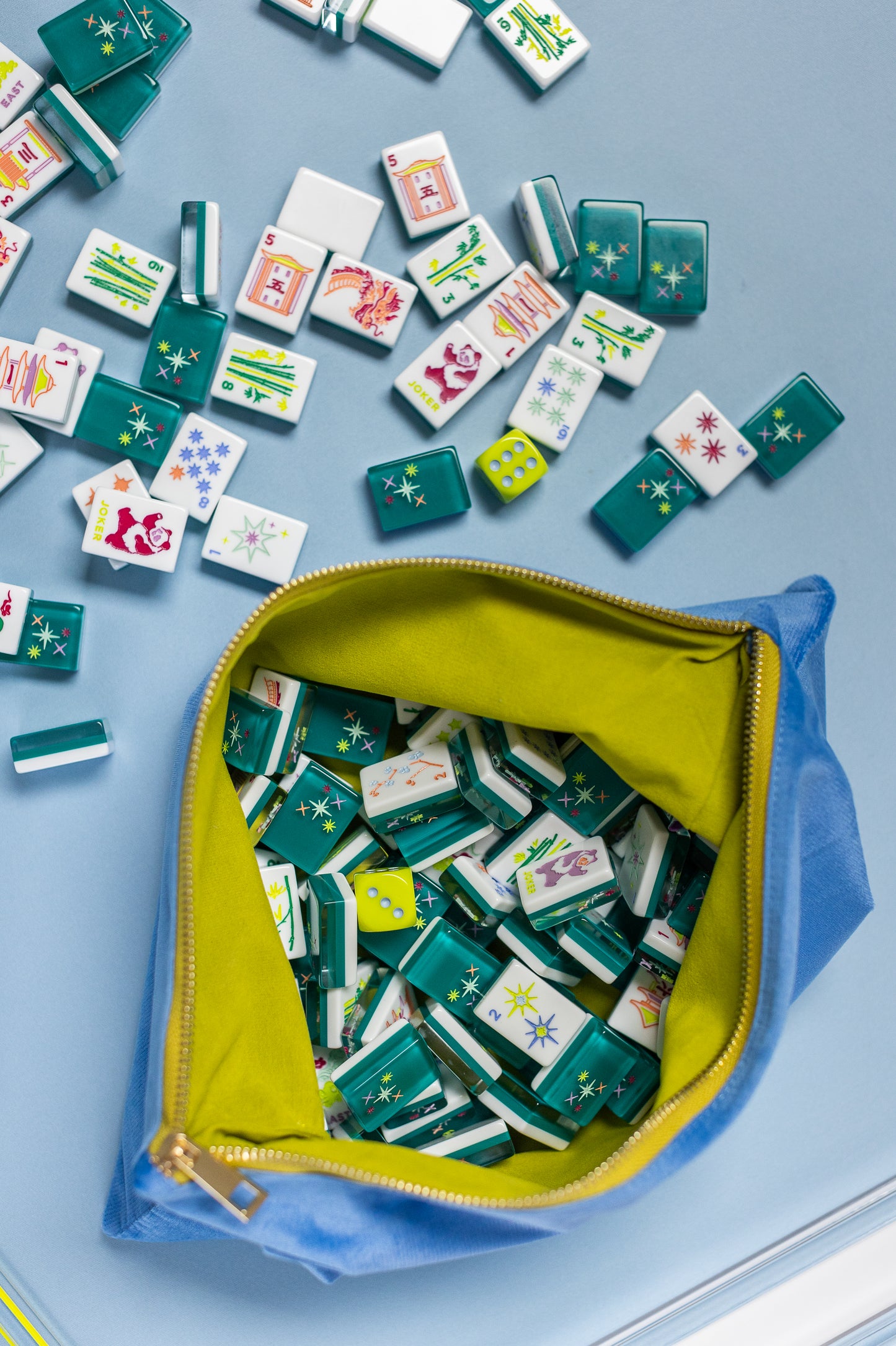 East Meets West Mahjong Tile Set