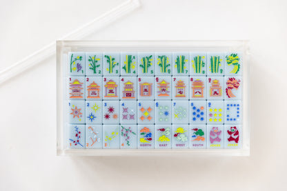 East Meets West Mahjong Tile Set