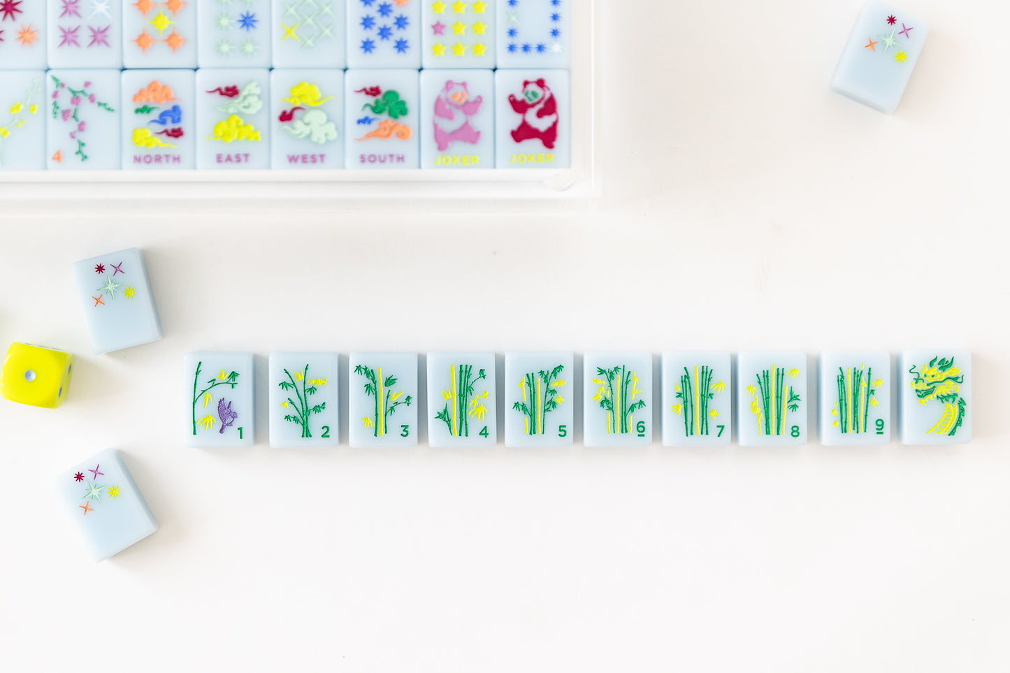 East Meets West Mahjong Tile Set