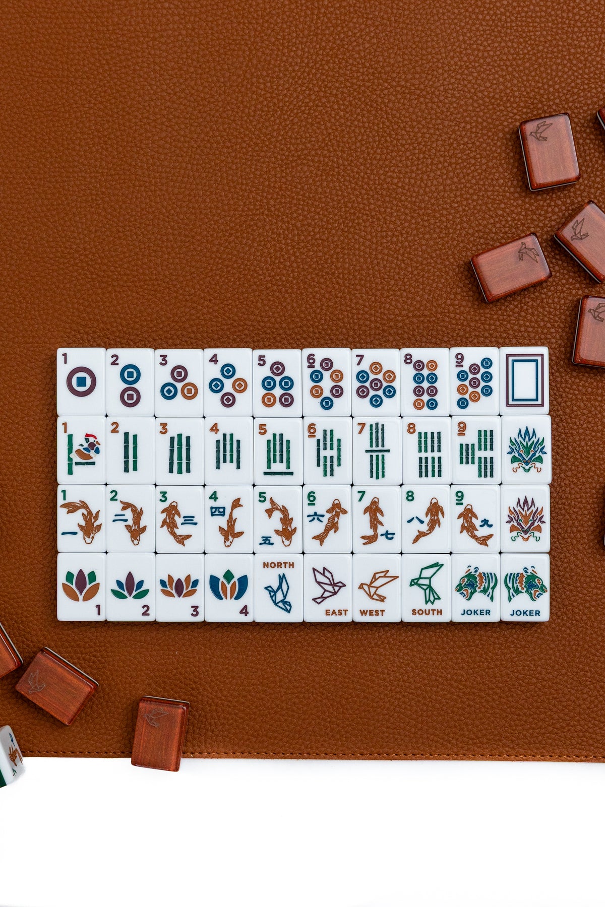 Origami Mahjong Tile set