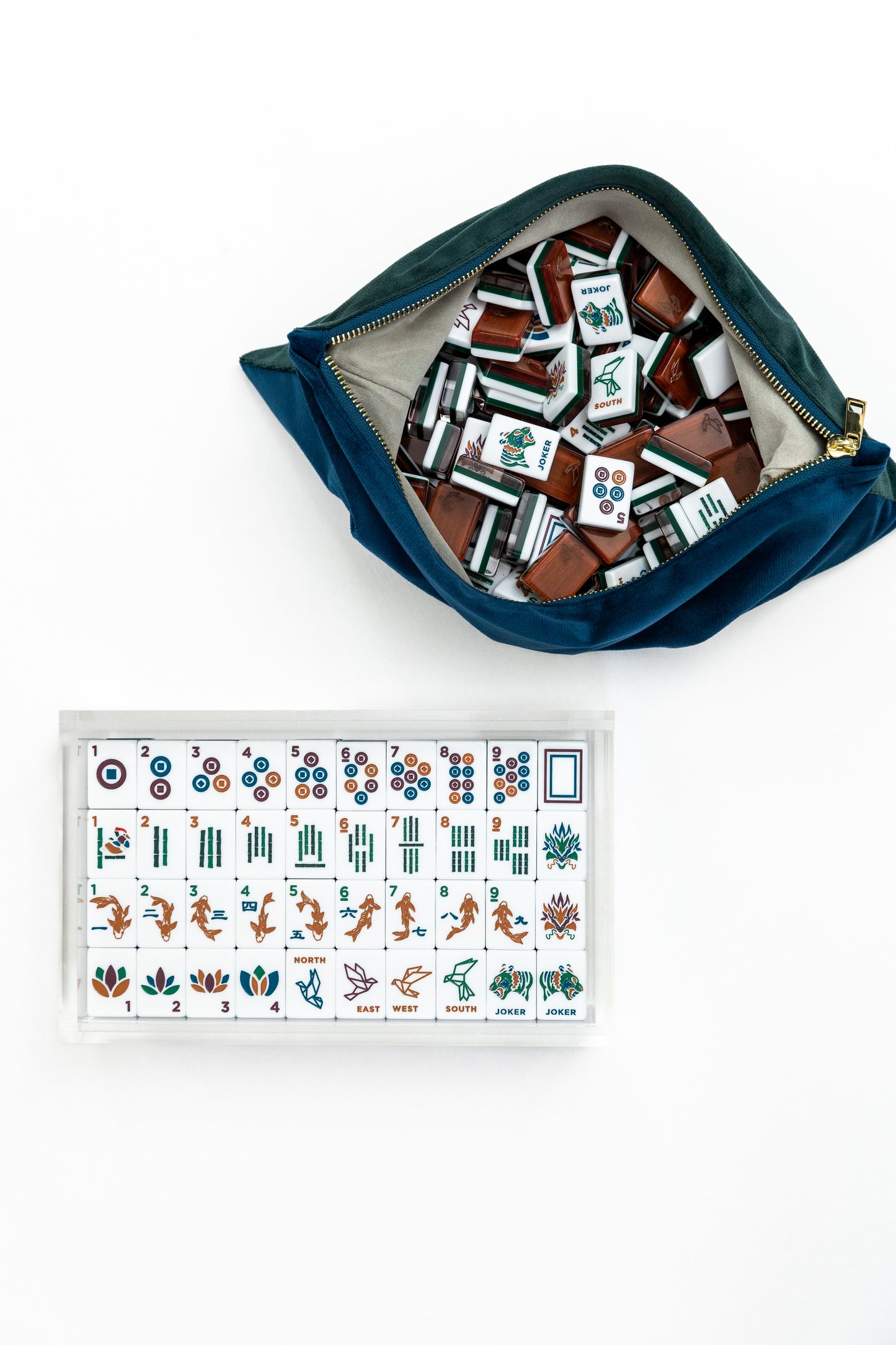 Origami Mahjong Tile set