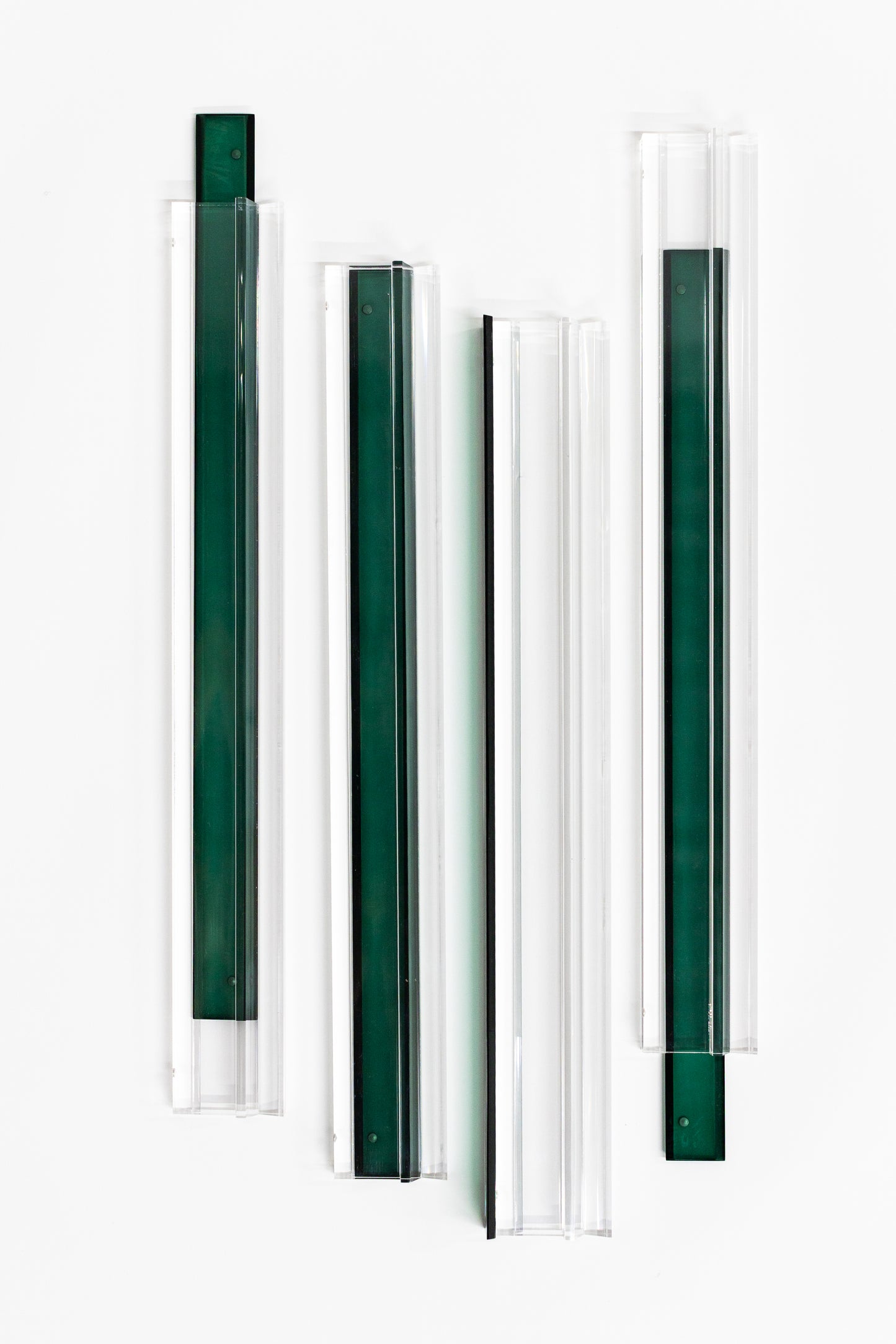 Lucite Mahjong Rack & Pusher Set