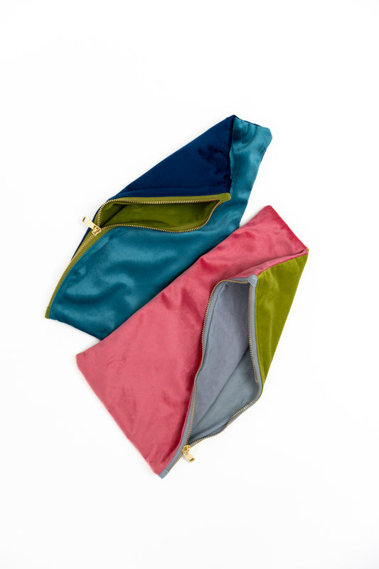 MCM Velvet Tile Bag