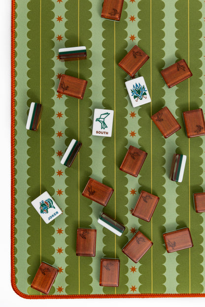 Fall Simply Scalloped Neoprene Mahjong Mat