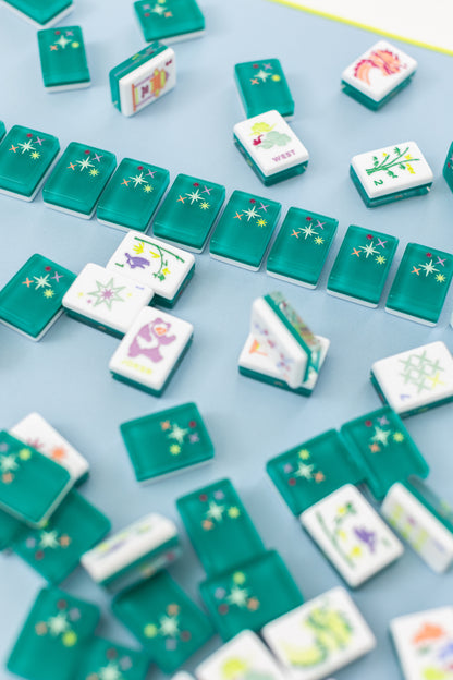 East Meets West Mahjong Tile Set