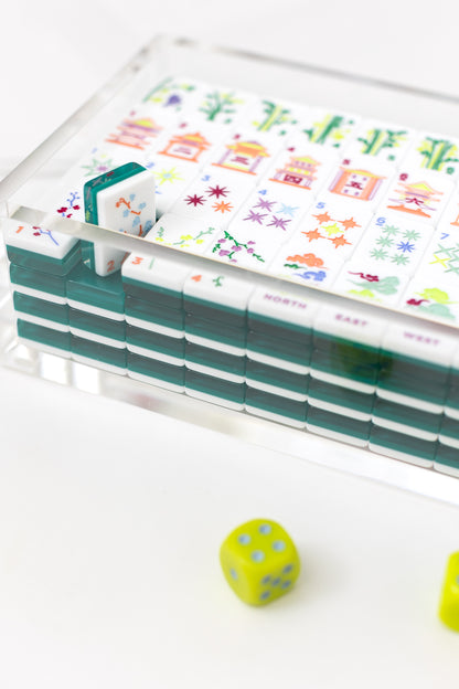 East Meets West Mahjong Tile Set