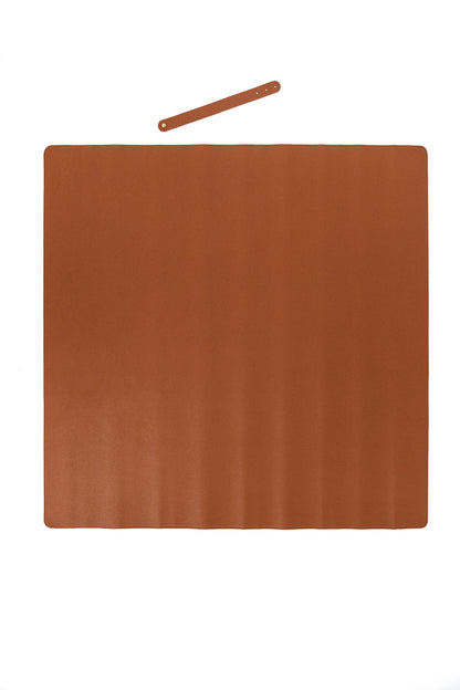Vegan Leather Mahjong Mat (with plastic storage tube)
