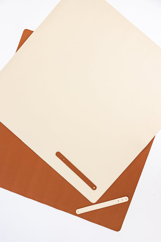 Vegan Leather Mahjong Mat (with plastic storage tube)