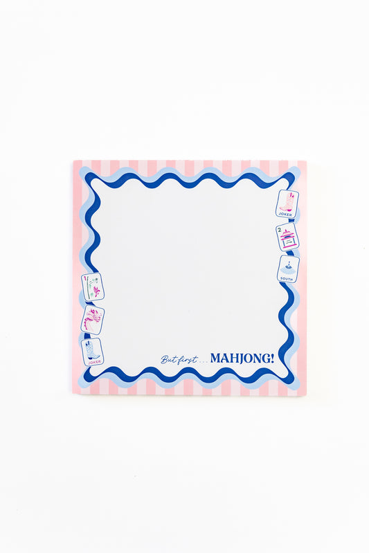 But First...Mahjong Notepad