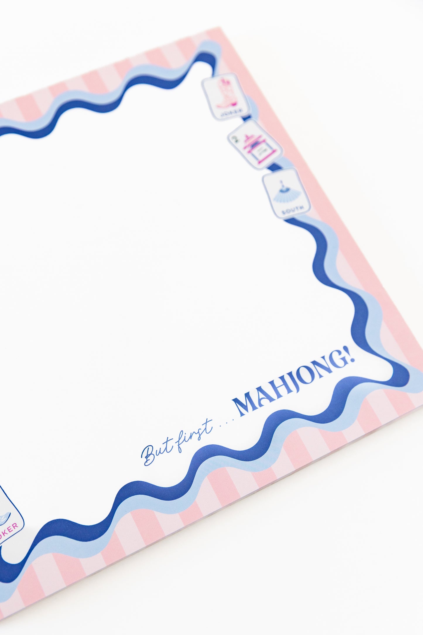 But First...Mahjong Notepad