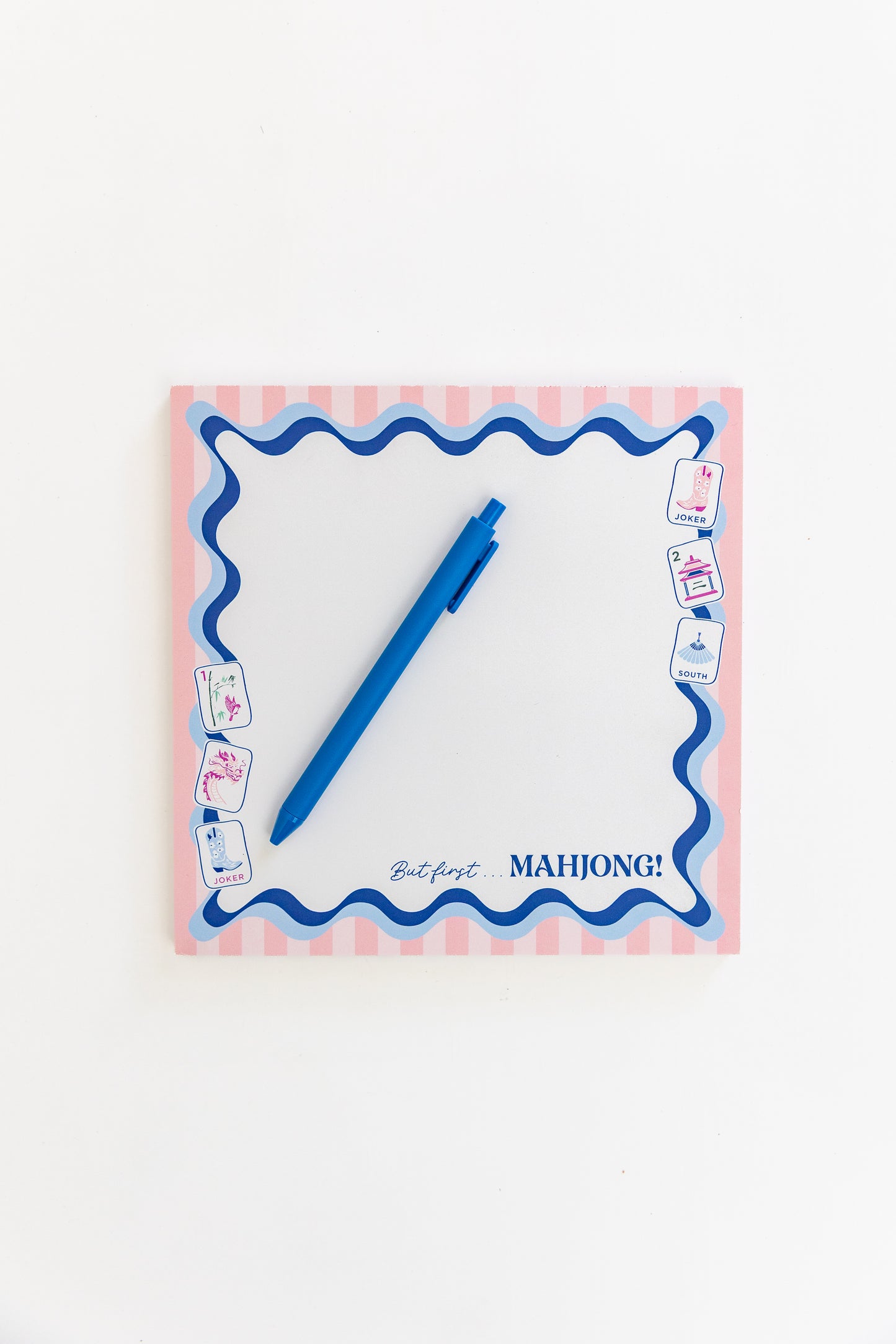 But First...Mahjong Notepad
