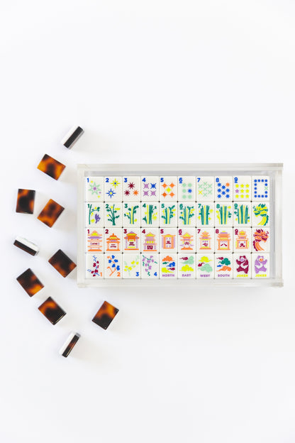 East Meets West Tortoise Mahjong Tile Set Signature Bundle