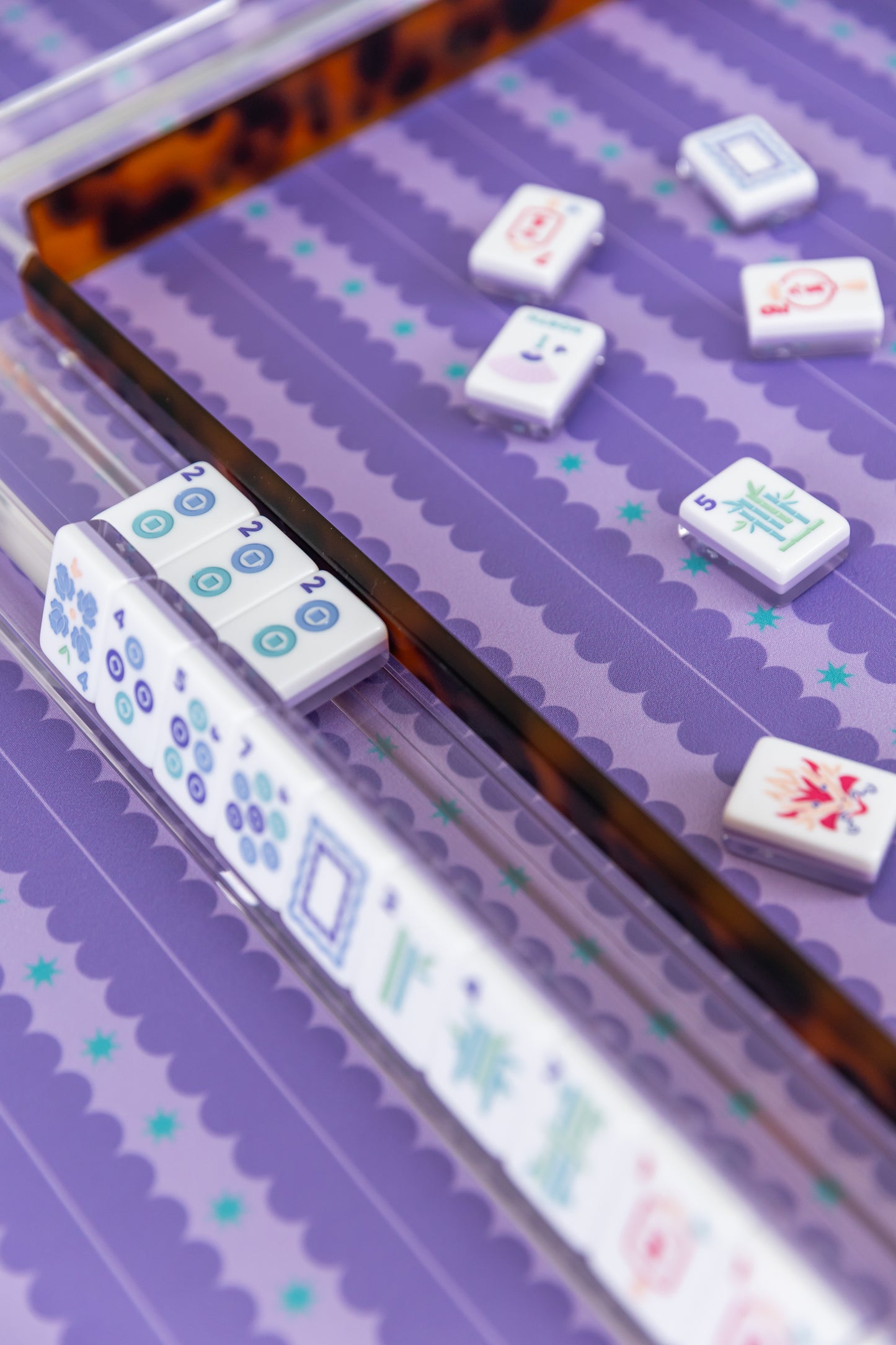 Simply Scalloped Neoprene Mahjong Mat