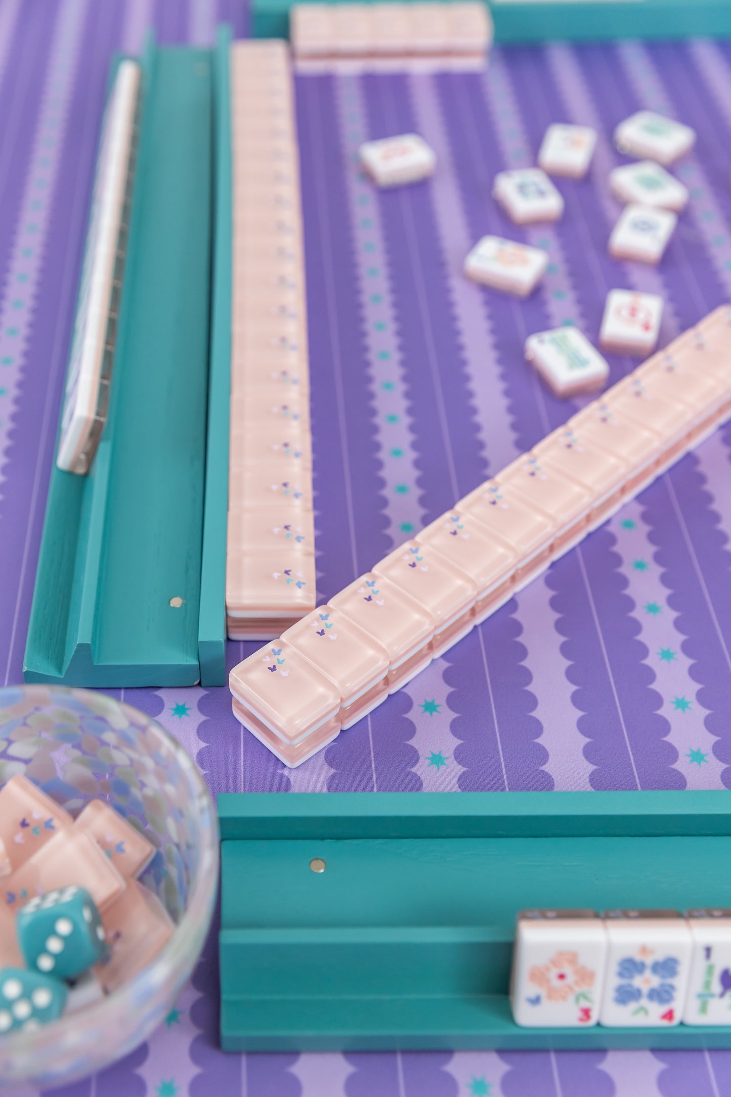 Simply Scalloped Neoprene Mahjong Mat