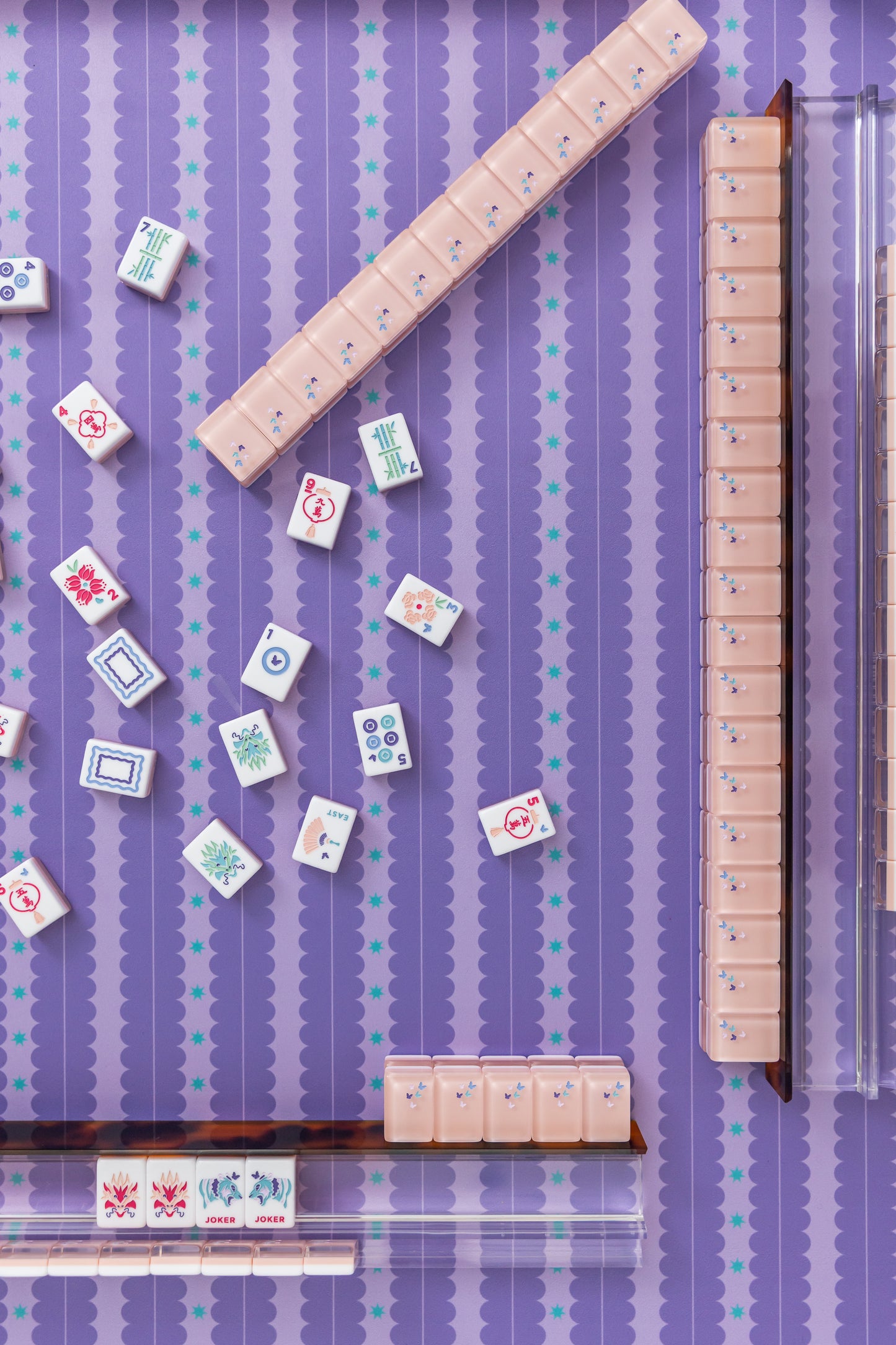 Simply Scalloped Neoprene Mahjong Mat