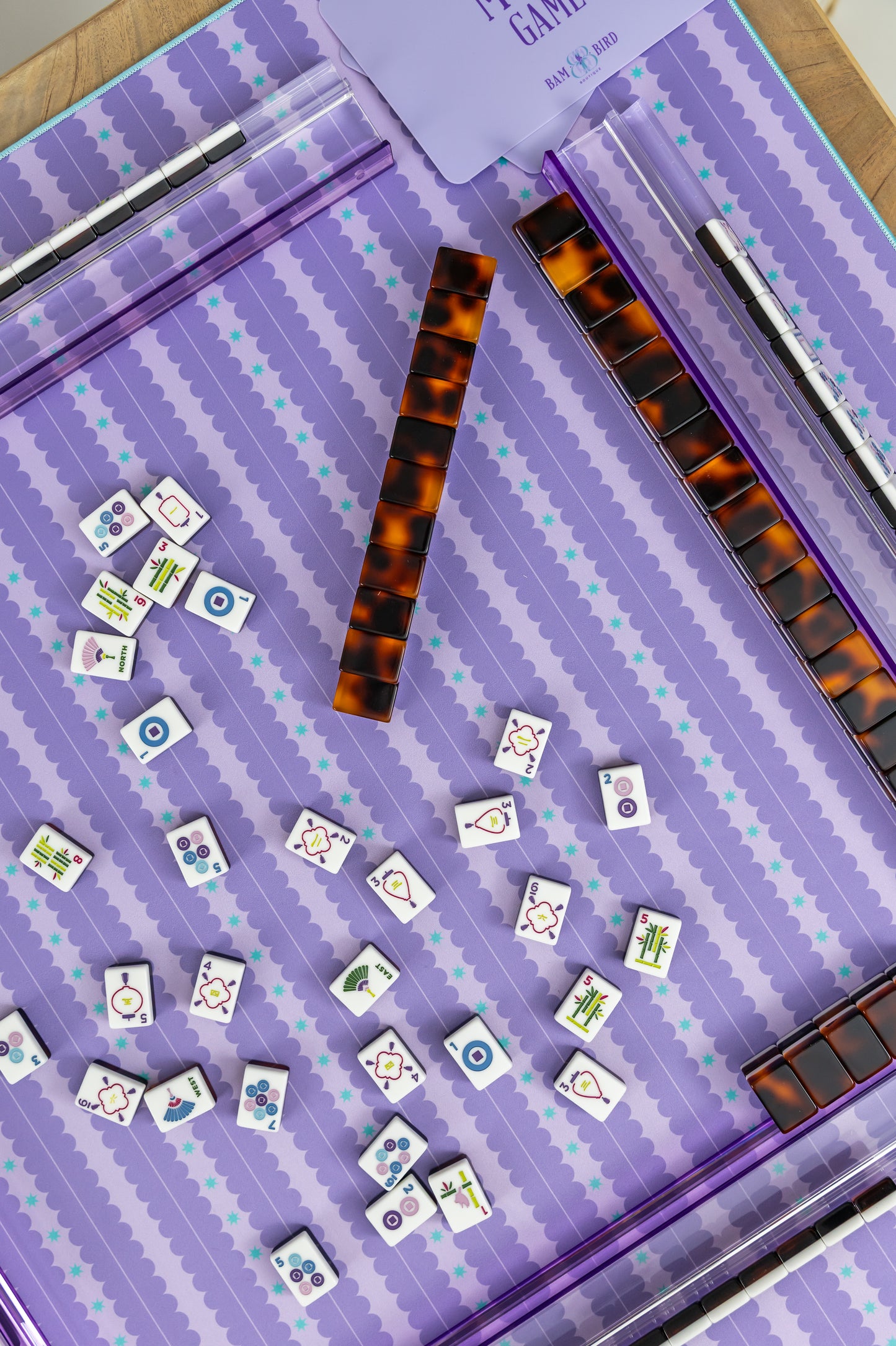 Simply Scalloped Neoprene Mahjong Mat