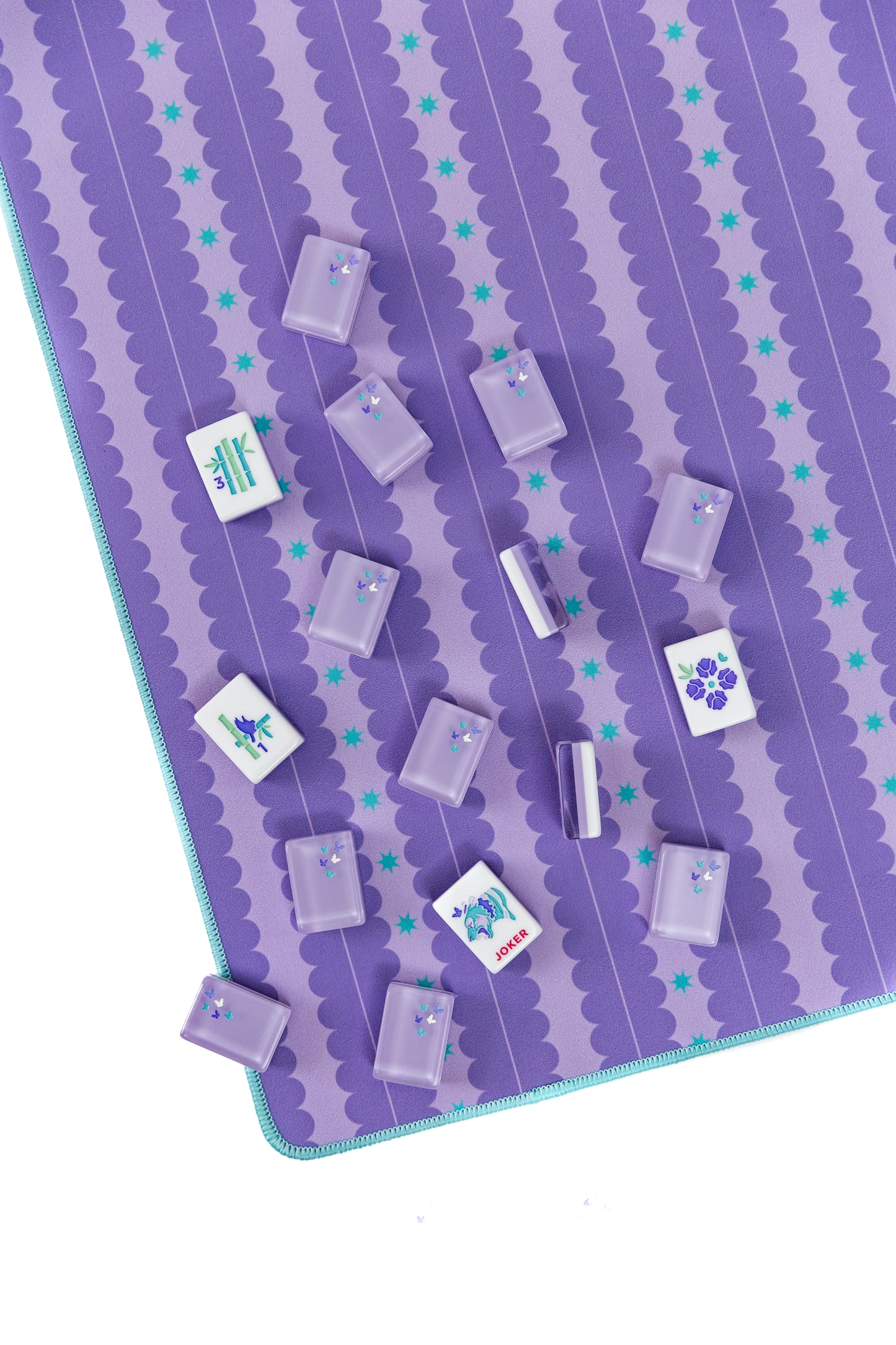 Simply Scalloped Neoprene Mahjong Mat