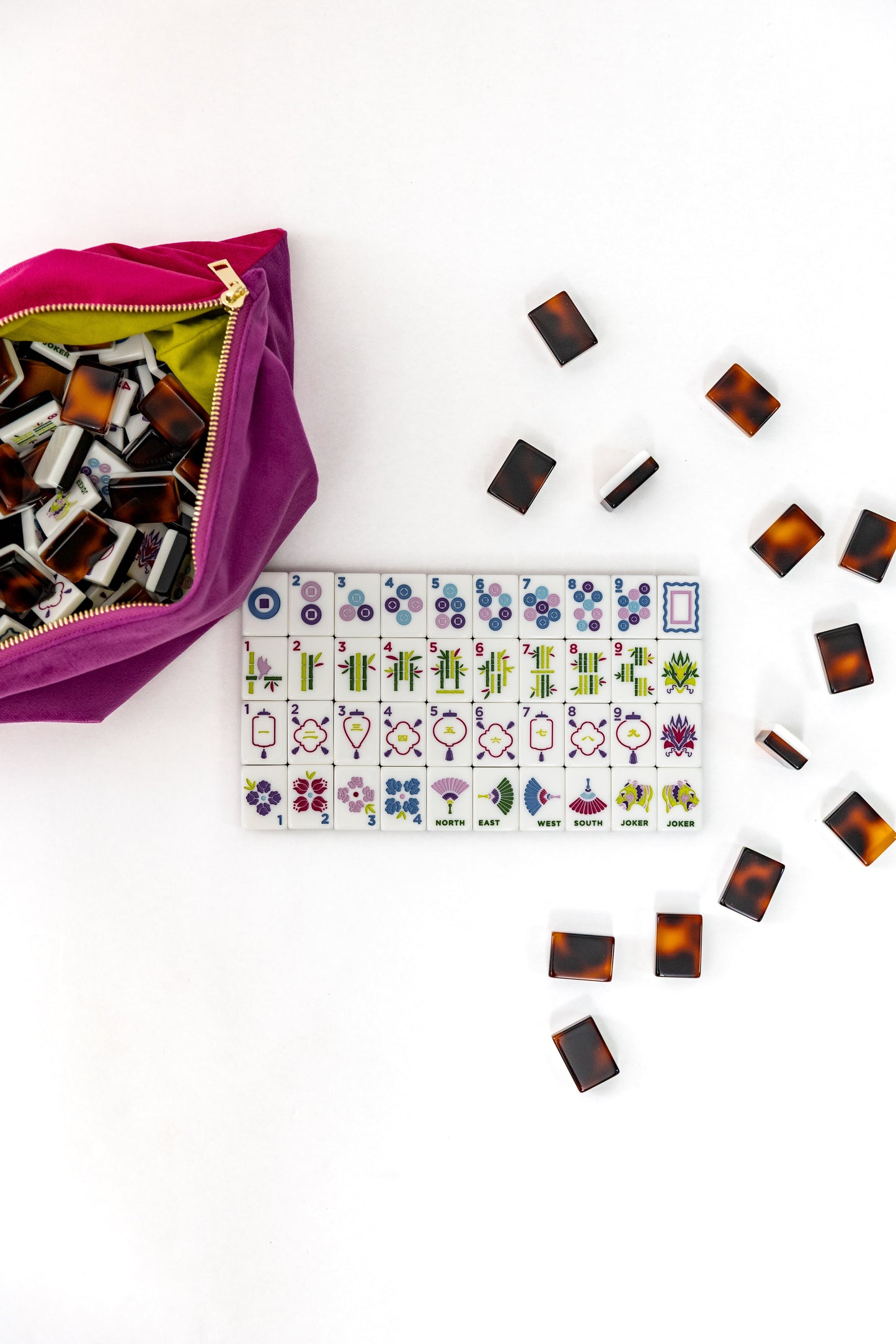 Classic Tortoise Mahjong Tile Set Starter Bundle