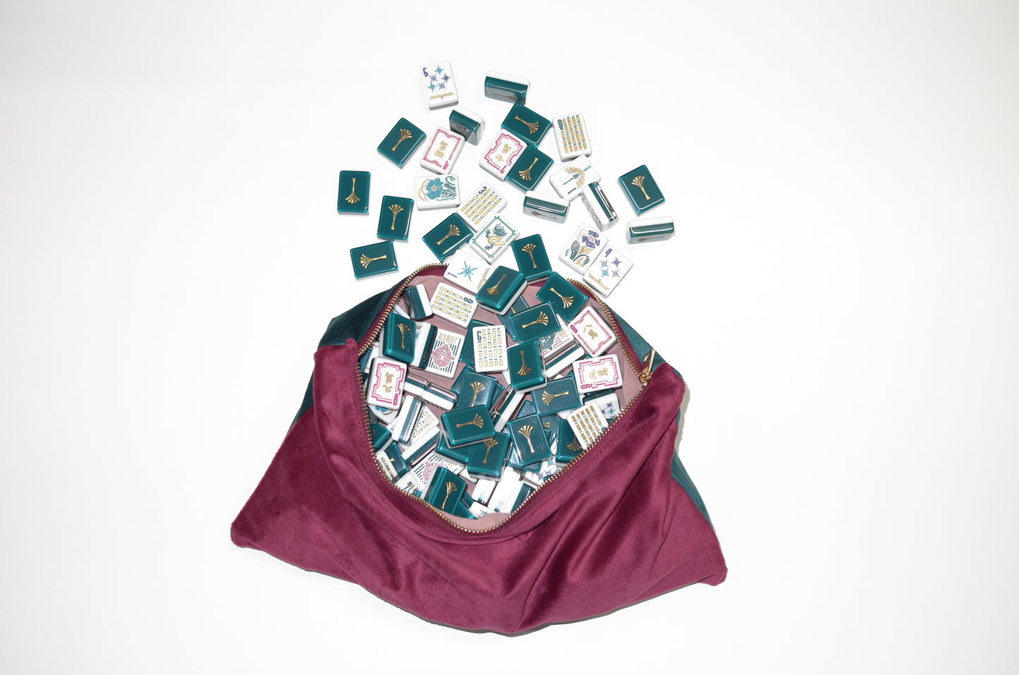 Deco Velvet Tile Bag