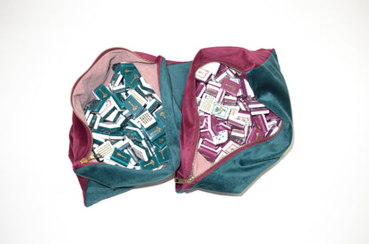 Deco Velvet Tile Bag