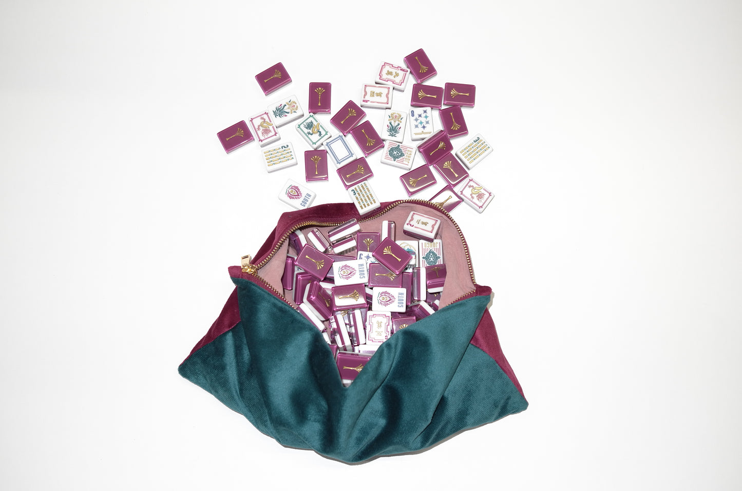 Deco Velvet Tile Bag