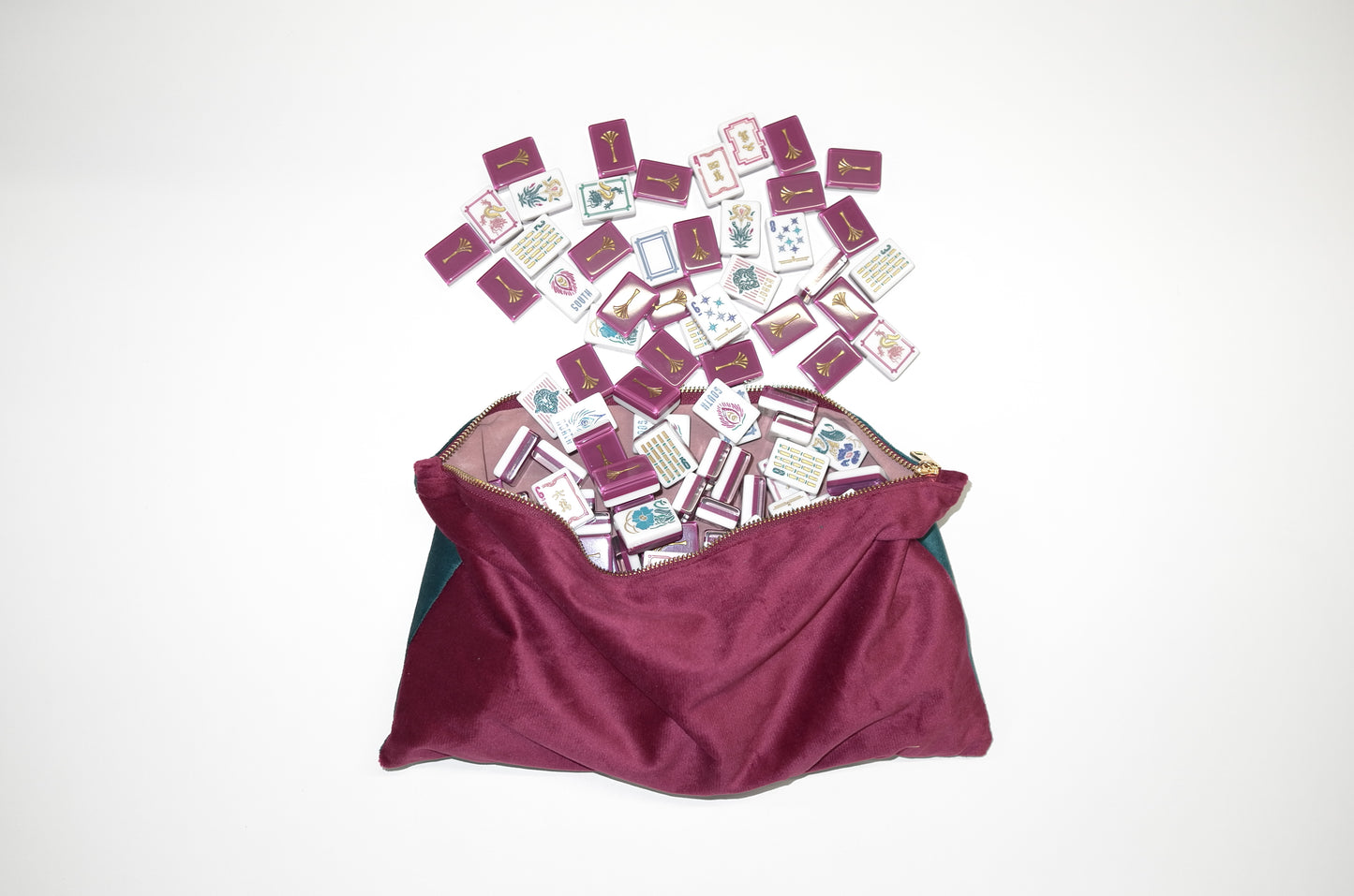 Deco Velvet Tile Bag