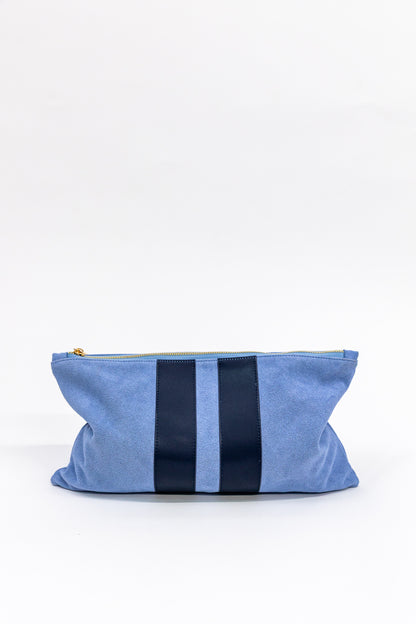 Suede tile bag