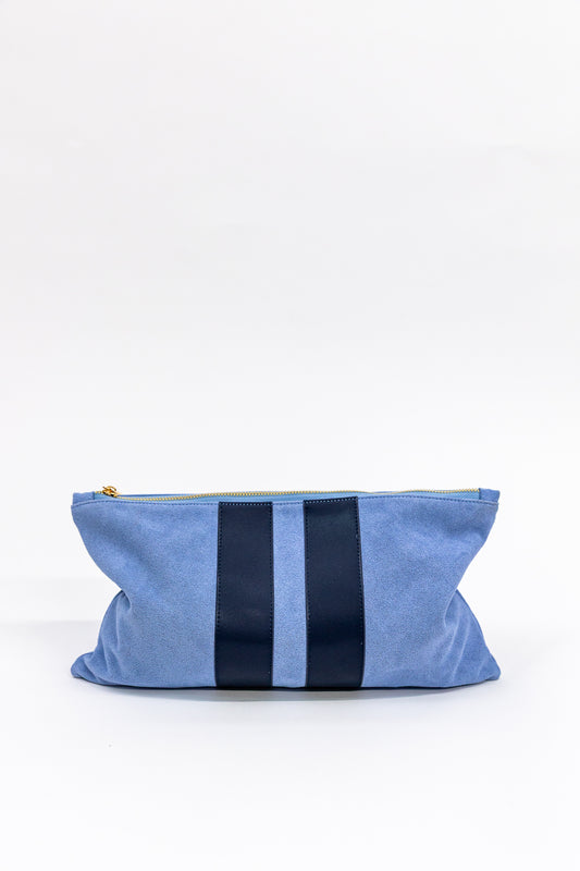 Suede tile bag