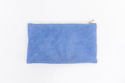 Suede tile bag