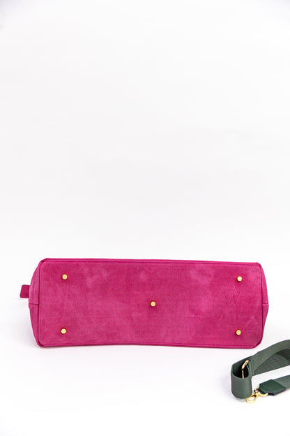 Suede Carryall Bag