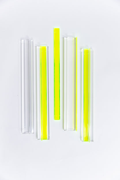 Lucite Mahjong Rack & Pusher Set