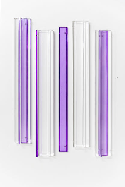 Lucite Mahjong Rack & Pusher Set
