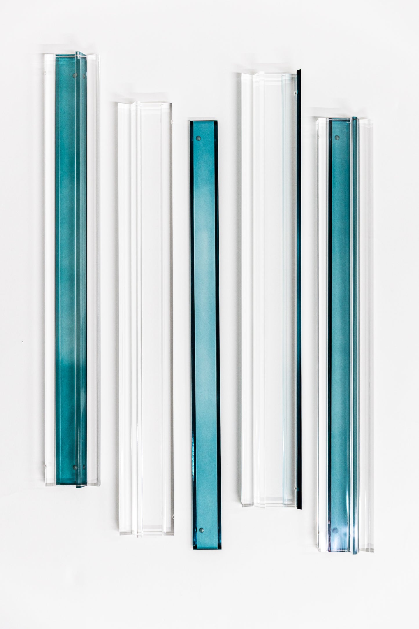 Lucite Mahjong Rack & Pusher Set