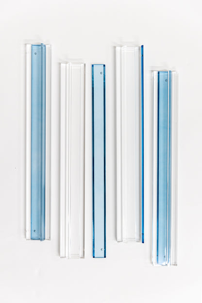 Lucite Mahjong Rack & Pusher Set
