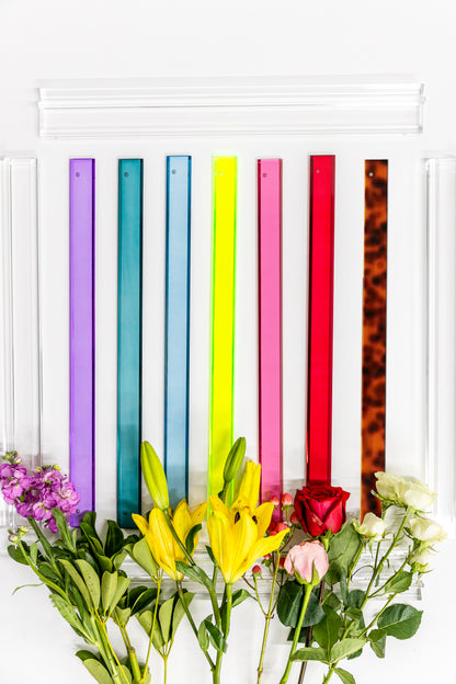 Lucite Mahjong Rack & Pusher Set