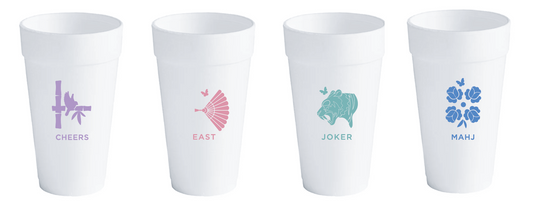Classic styrofoam cups (set of 12)