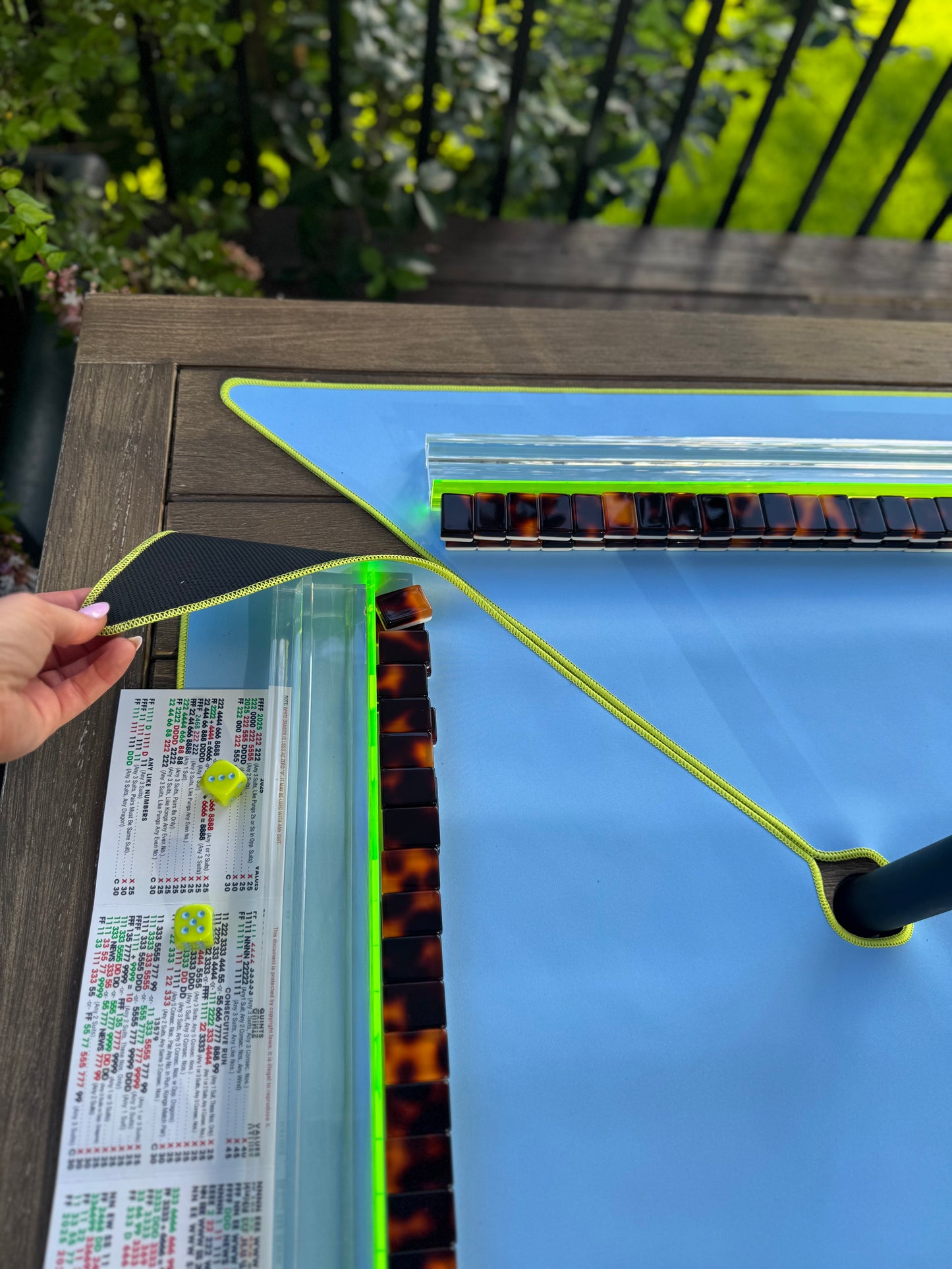 Neoprene Umbrella Mahjong Mat